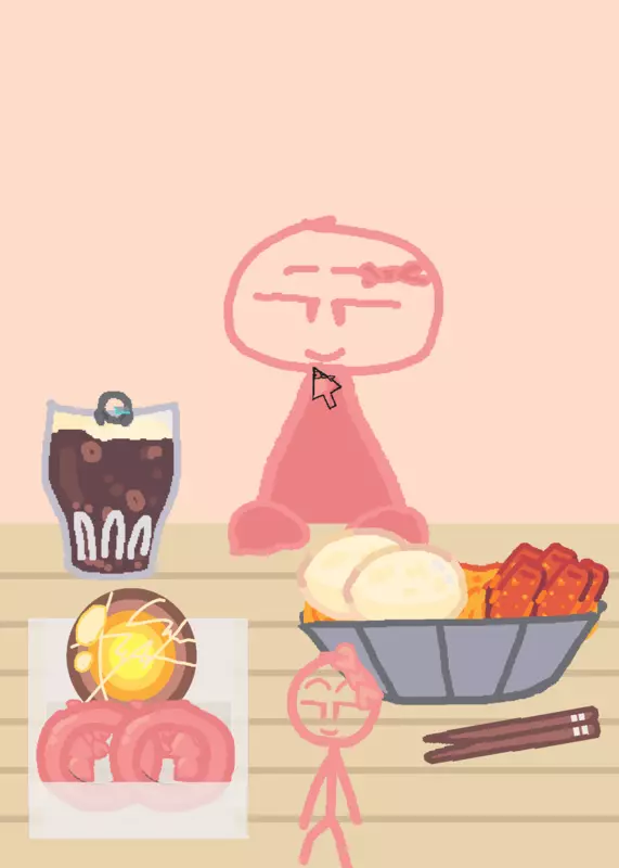 Mukbang stickman by @yourlocalrumi