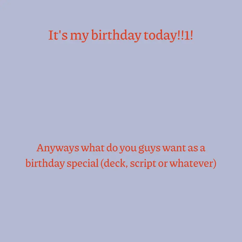 birthday by @kilobyte