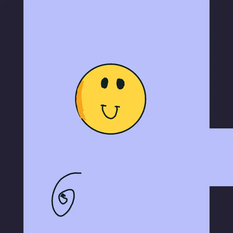 Smiley face by @idkovaltinemycat
