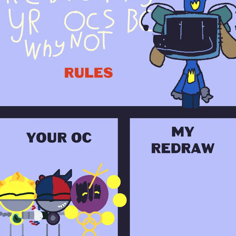 Redraw your oc by @metalical_gang