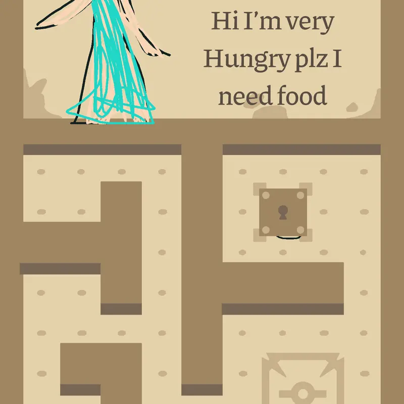 Feed her a lot of food by @ALICEguro