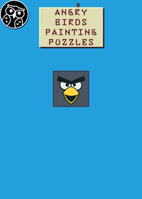 angry birds paint puzzle game