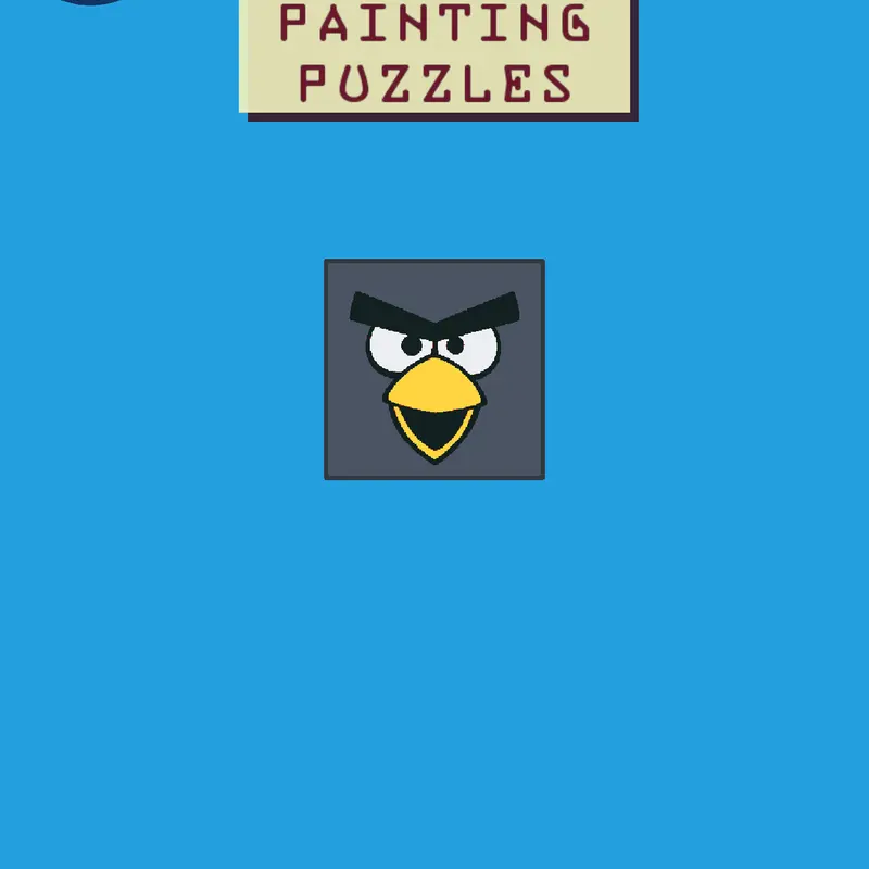 angry birds paint puzzle game by @imnot67