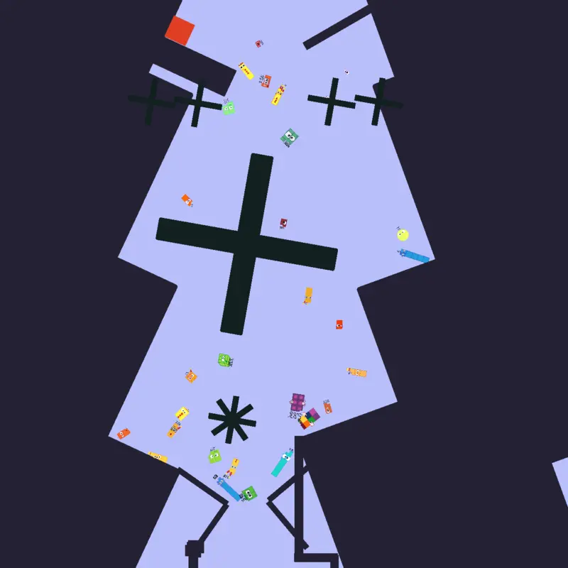 The Numberblocks Eighths Footrally 0-12 by @numberblocksfan8128
