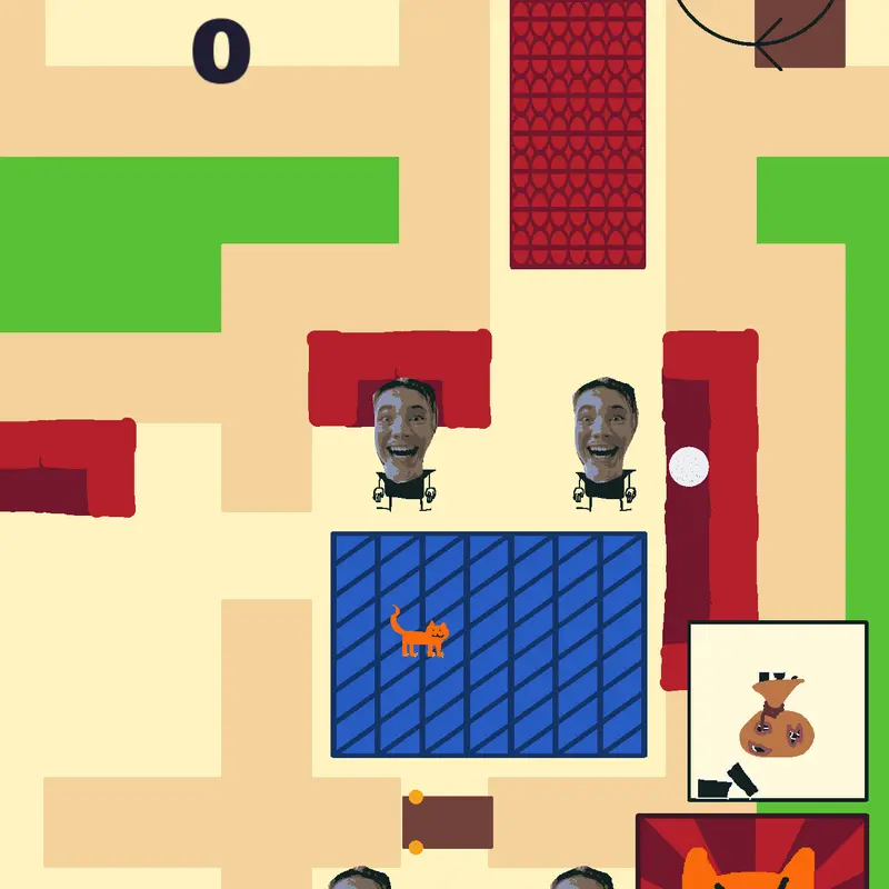 Orange cat simulator 2 by @peepsourwatermelon