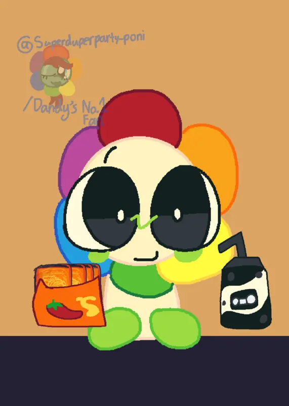 Short Dandy Mukbang lol by @Superduperparty_poni2