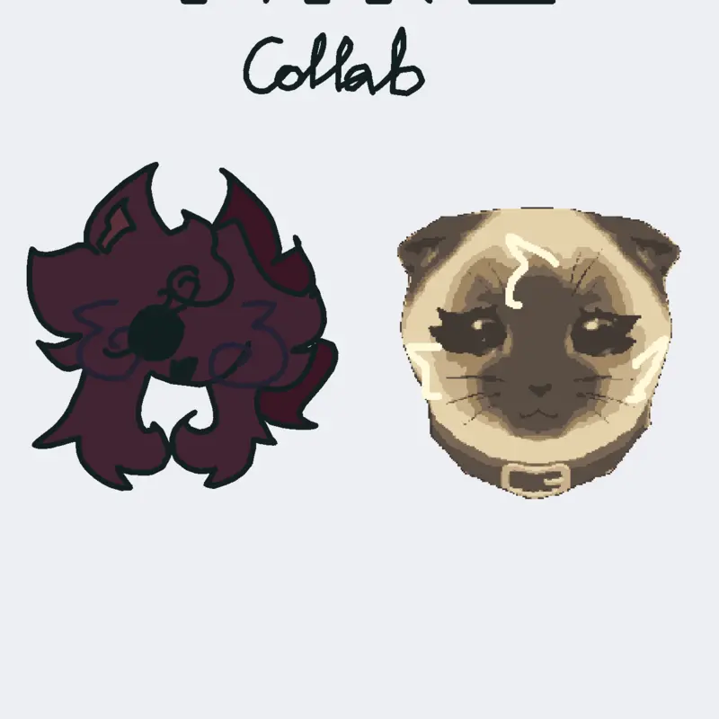 Choco kit and ketchupcake_ collab! by @ChocokitYTcatsim