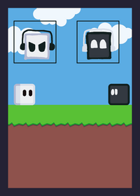White cube vs black cube
