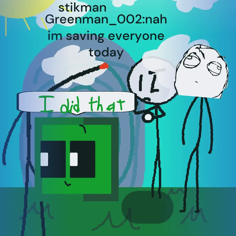 Idk how i teleported here by @greenman_002