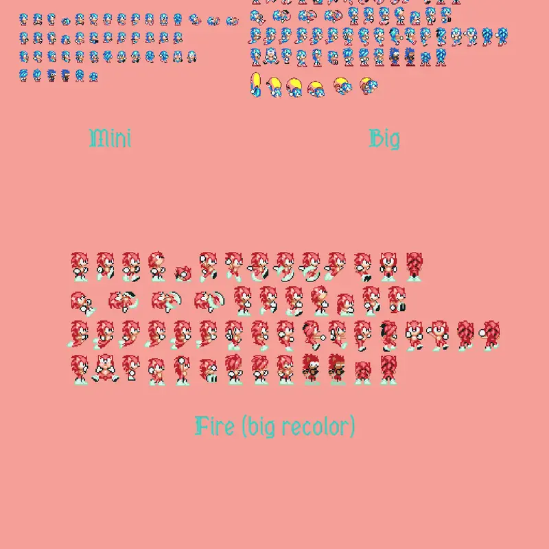 Sonic (super mario world style) sprite by @TailsDeLATAM