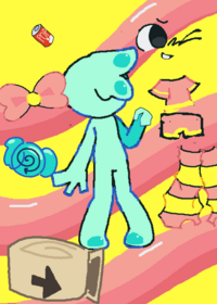 Gender bend dandy's world puzzle<3