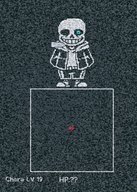 Sans if Sans was difficulty 99 aka hard