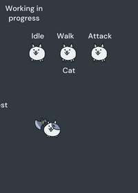 The battle cats sprites #thebattlecats