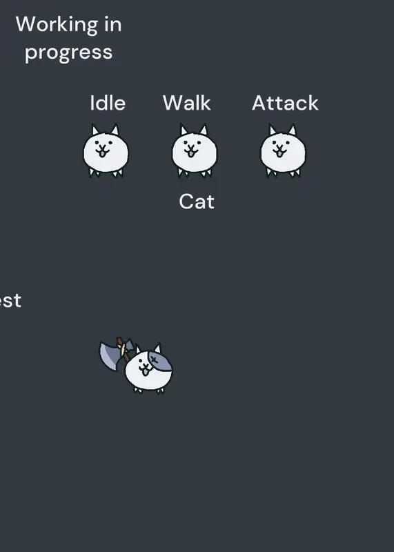 The battle cats sprites #thebattlecats by @rhinosaurus_2025