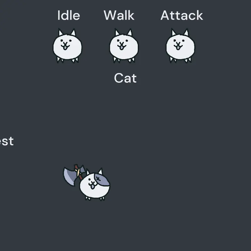 The battle cats sprites #thebattlecats by @rhinosaurus_2025