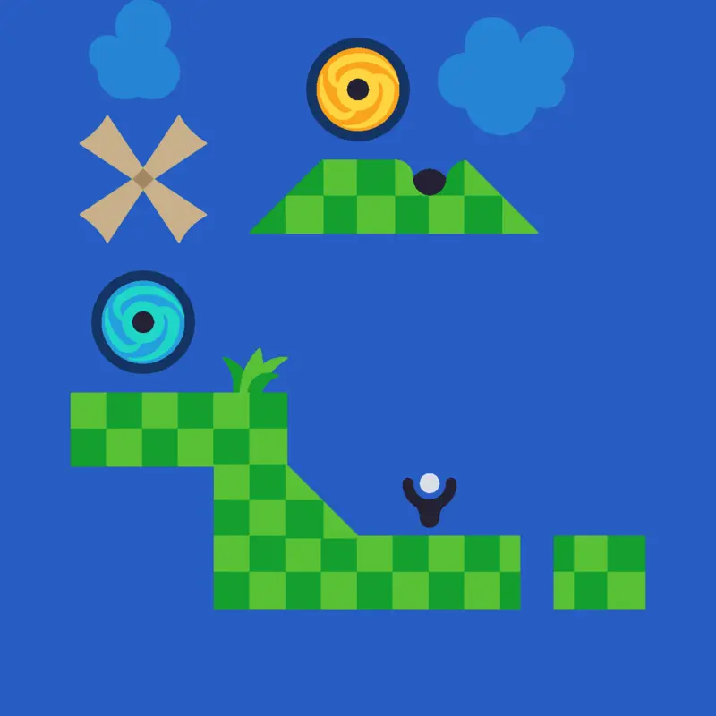 Golf basic game by @Yamaguchi1