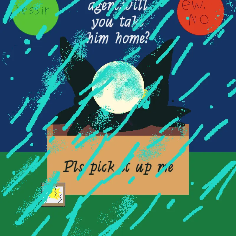 Will you take care of secret agent today by @abstractedone