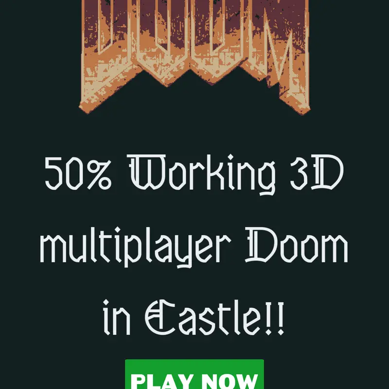 Doom 3D Multiplayer test by @rock_studios_alt
