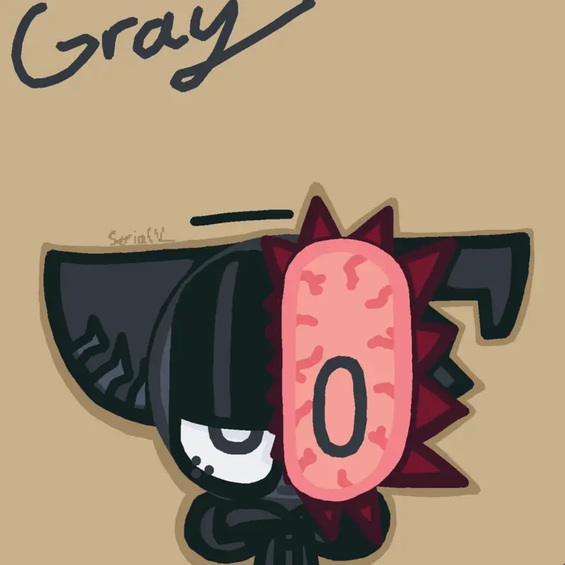 Gray from Sprunki art! by @SerialV_
