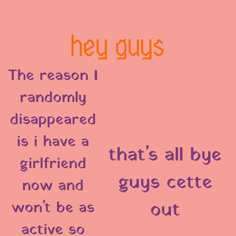 Message by @cette