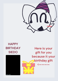 HAPPY BIRTHDAY TO YOU SIEDO