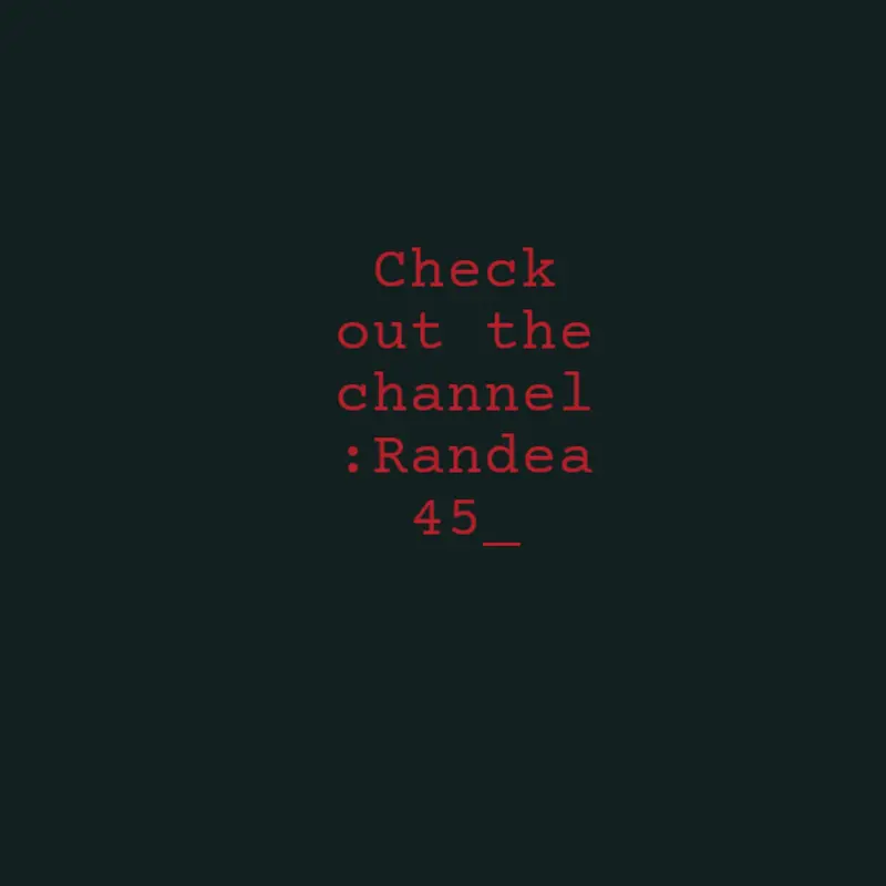 Game by @RandeaTime6_