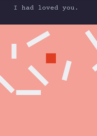 I had loved you but bouncing cube