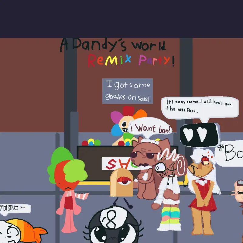 Dandys world remix party by @ouhshittingz