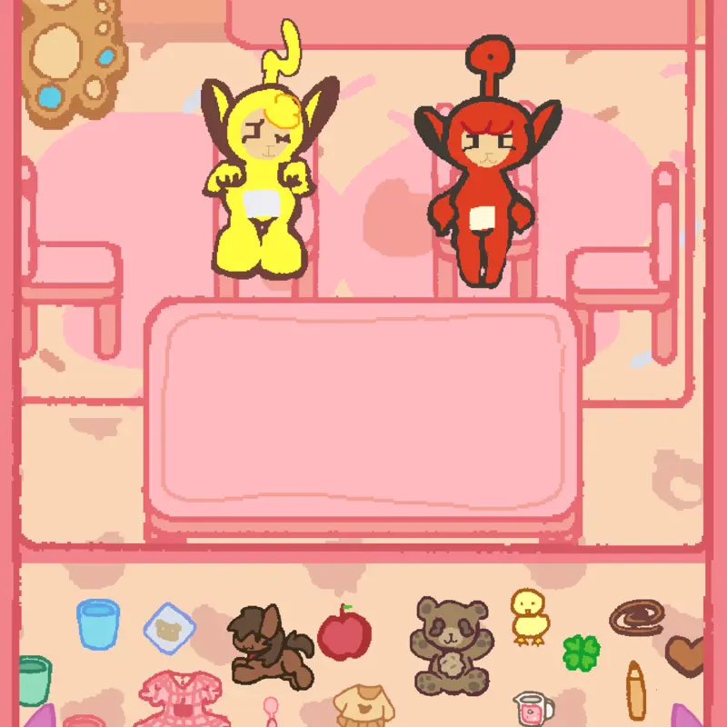 The house of Laa-Laa and Po! by @pia_xddd
