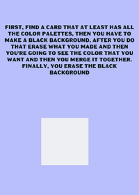 How to merge with the color you want...