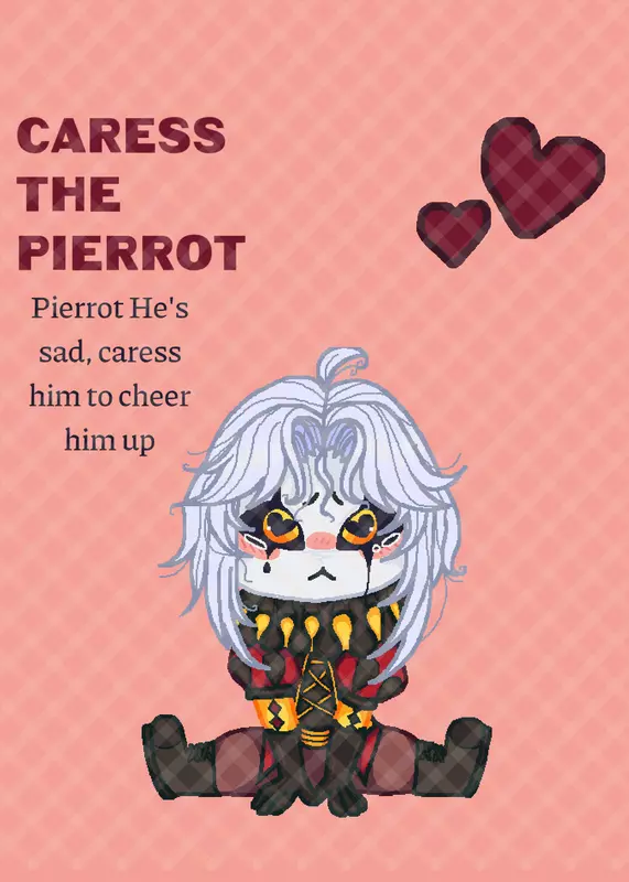 Adopt the Pierrot! by @TheVampireBat