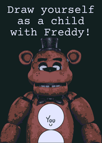 Draw yourself with Freddy Fazbear