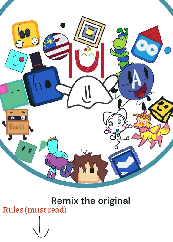 This is my ocube this is not my real oc by @dikanisa_official