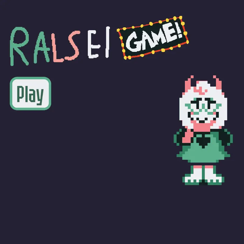 Ralsei game by @superdingus