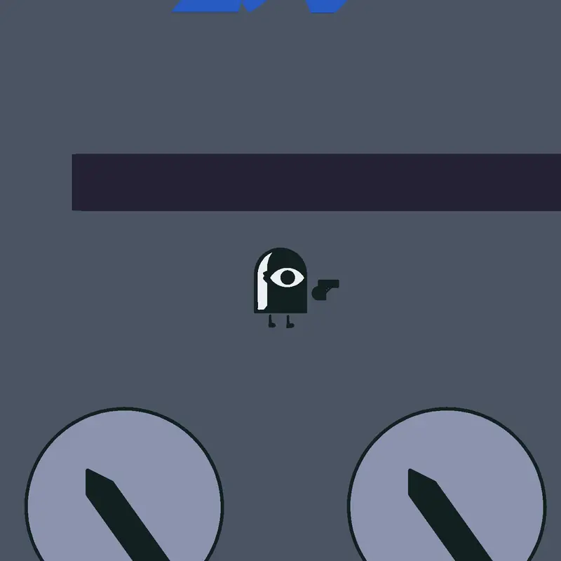 Character shooter by @shoveler_blob
