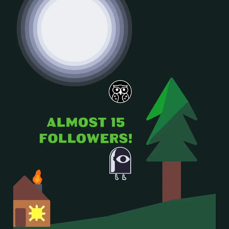 Almost 15 followers! by @8sige