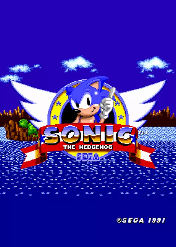 Sonic 1 Title Screen by @Scottbot