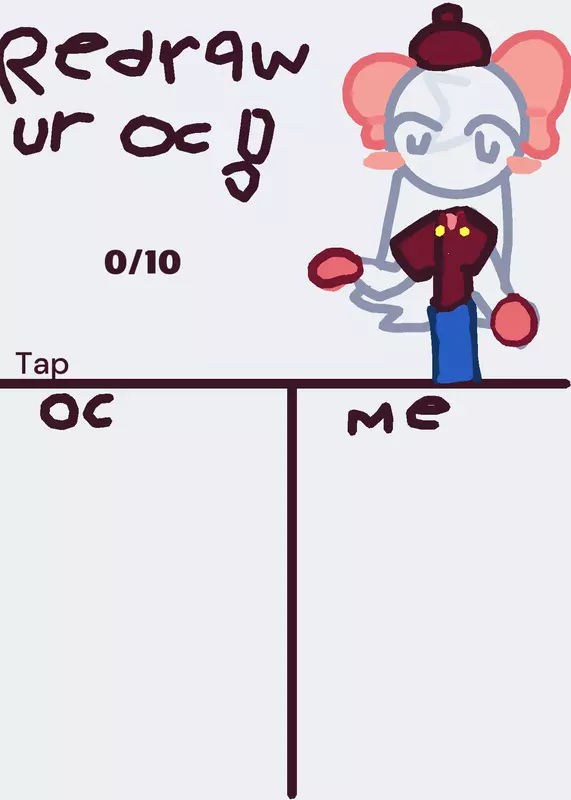 redrawuroc by @Kat_cute