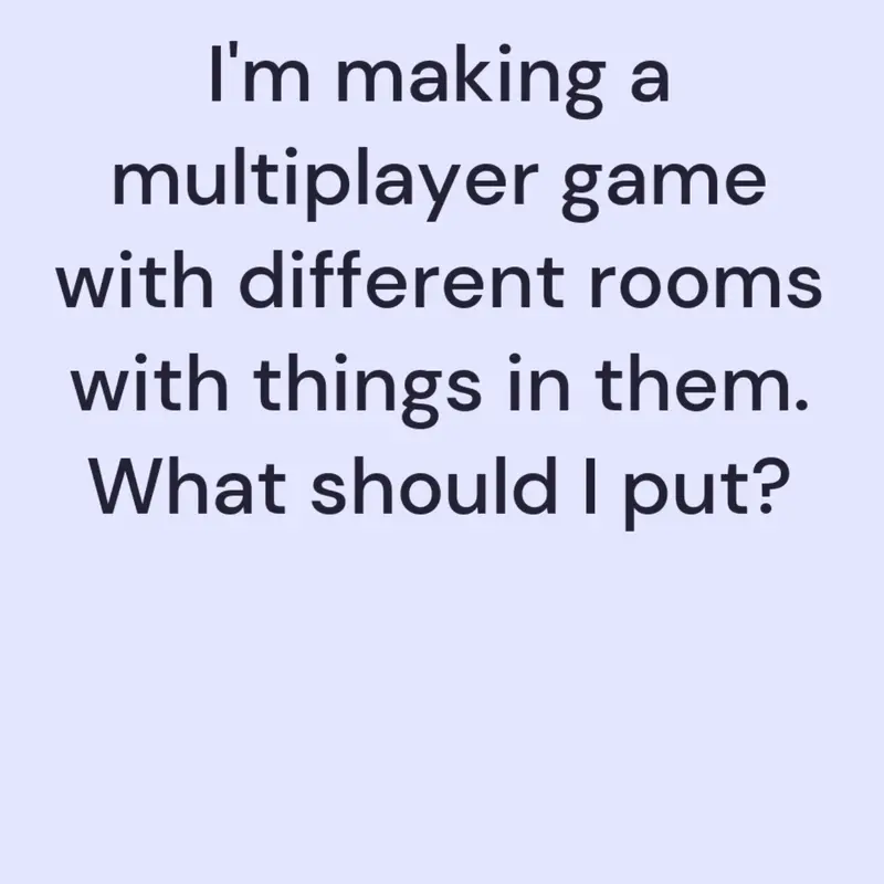 Ideas for multiplayer game by @potato0124