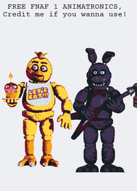 FNAF 1 Animatronics!